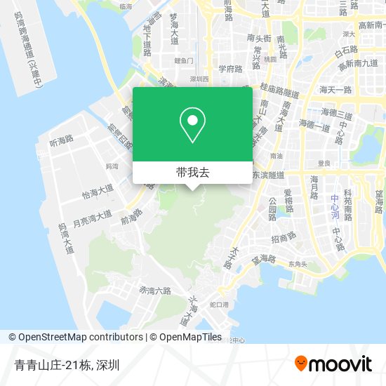 青青山庄-21栋地图