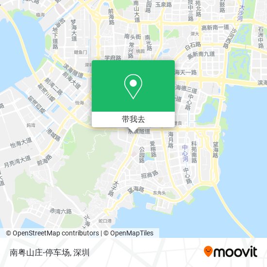 南粤山庄-停车场地图