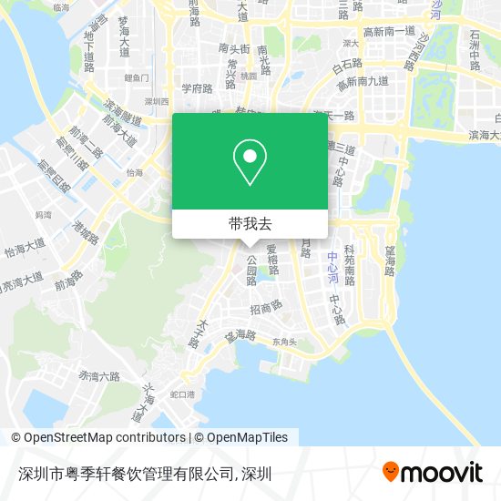 深圳市粤季轩餐饮管理有限公司地图