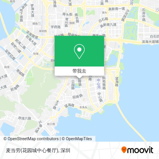 麦当劳(花园城中心餐厅)地图