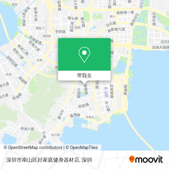 深圳市南山区好家庭健身器材店地图