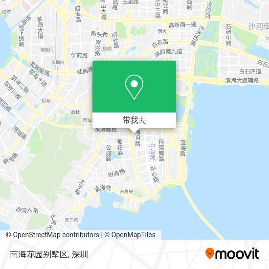 南海花园别墅区地图