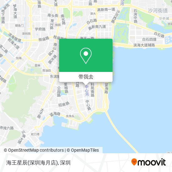 海王星辰(深圳海月店)地图