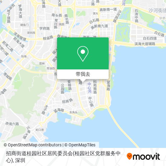 招商街道桂园社区居民委员会(桂园社区党群服务中心)地图