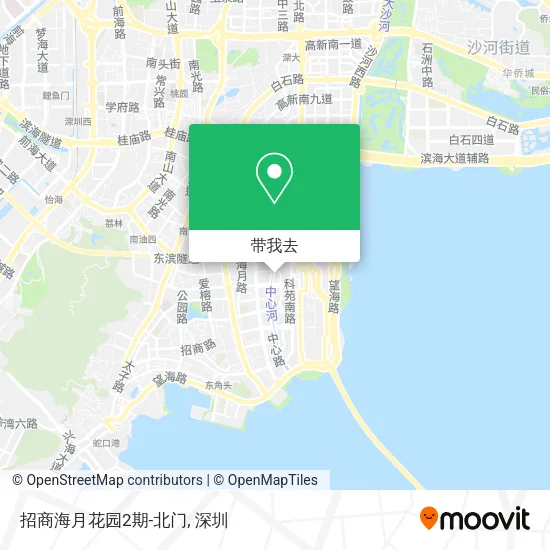 招商海月花园2期-北门地图