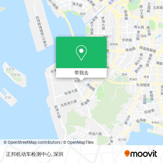 正邦机动车检测中心地图