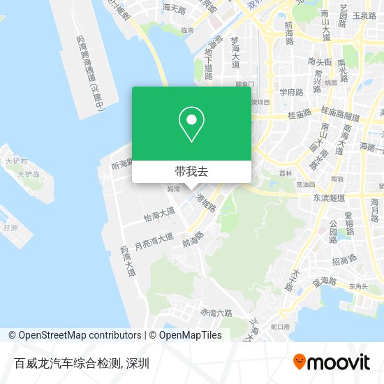 百威龙汽车综合检测地图