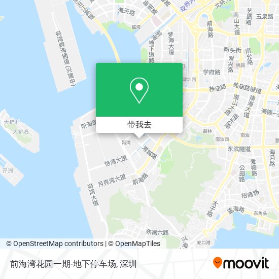 前海湾花园一期-地下停车场地图