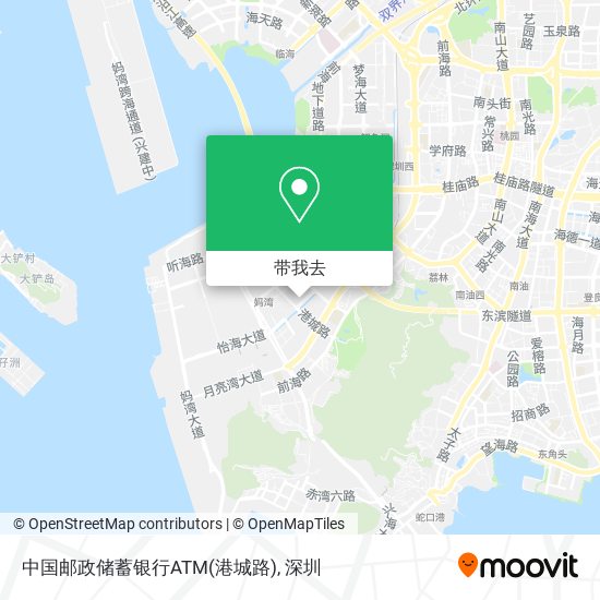 中国邮政储蓄银行ATM(港城路)地图