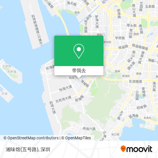湘味馆(五号路)地图