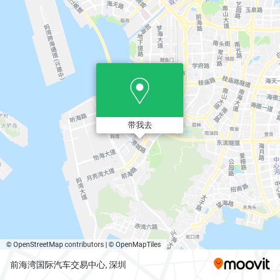 前海湾国际汽车交易中心地图