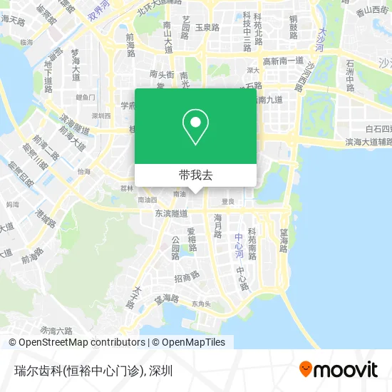 瑞尔齿科(恒裕中心门诊)地图