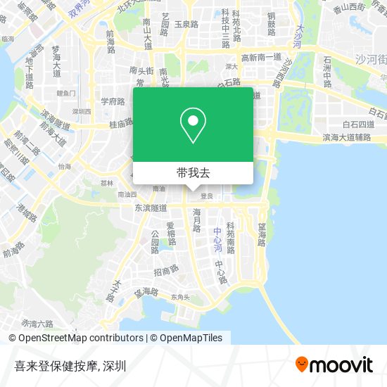 喜来登保健按摩地图