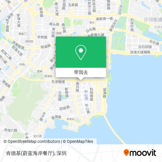 肯德基(蔚蓝海岸餐厅)地图