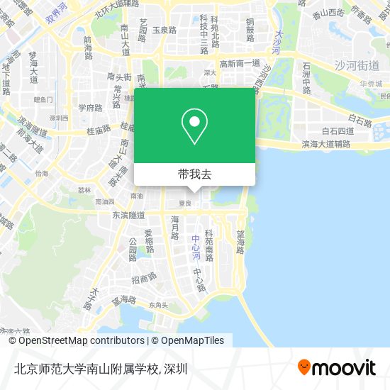 北京师范大学南山附属学校地图