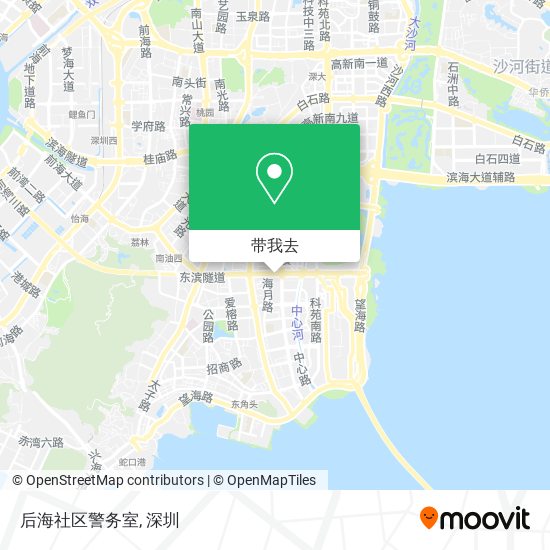 后海社区警务室地图