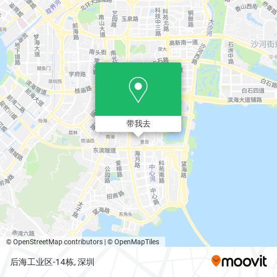 后海工业区-14栋地图