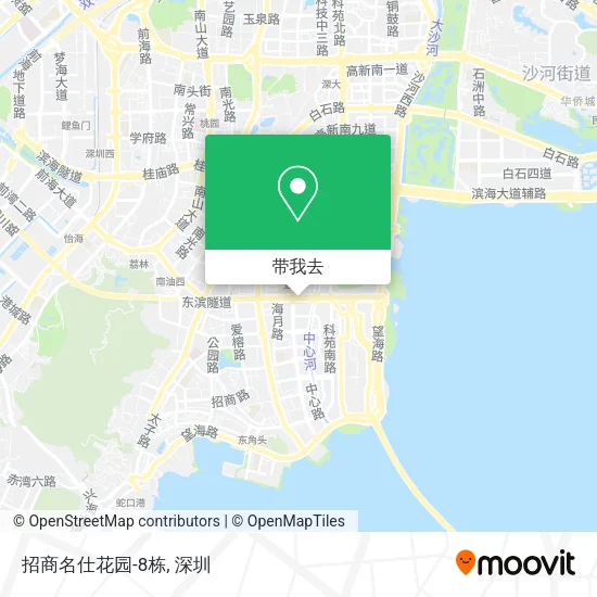 招商名仕花园-8栋地图