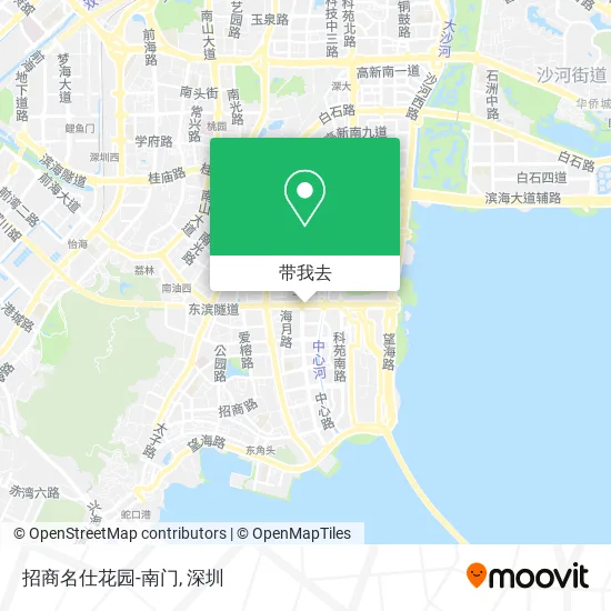 招商名仕花园-南门地图
