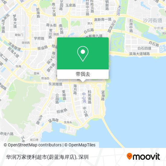 华润万家便利超市(蔚蓝海岸店)地图