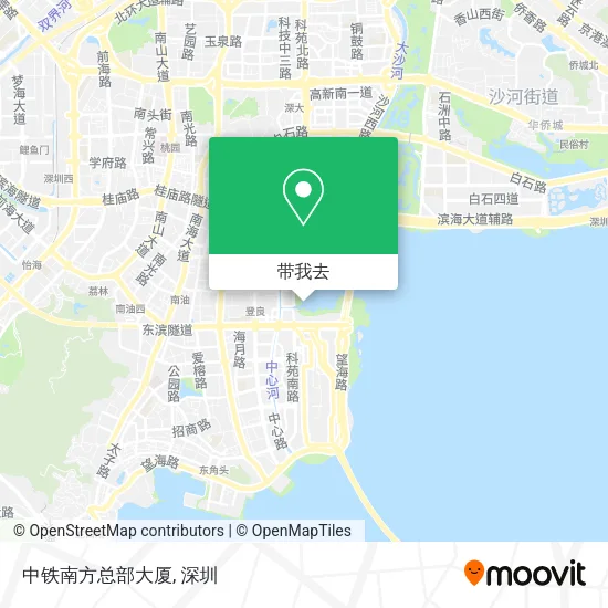 中铁南方总部大厦地图