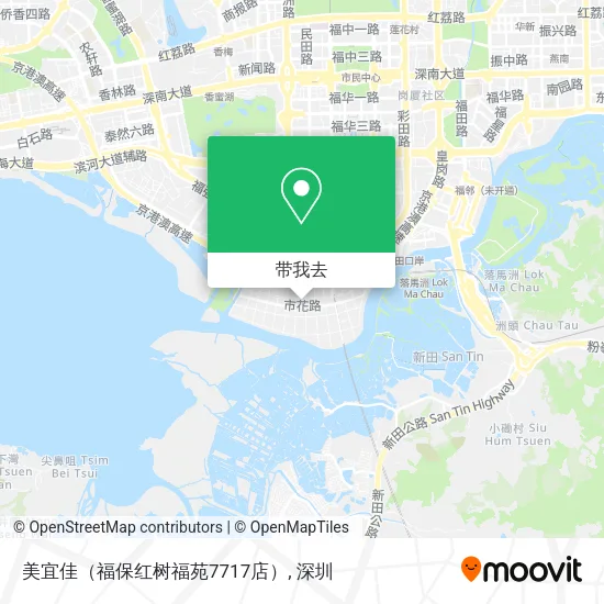 美宜佳（福保红树福苑7717店）地图