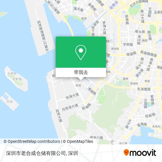 深圳市老合成仓储有限公司地图