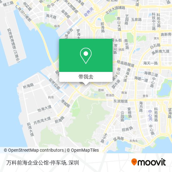 万科前海企业公馆-停车场地图