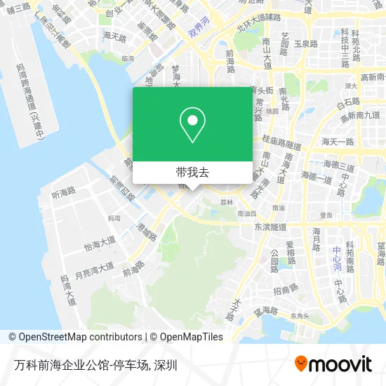 万科前海企业公馆-停车场地图