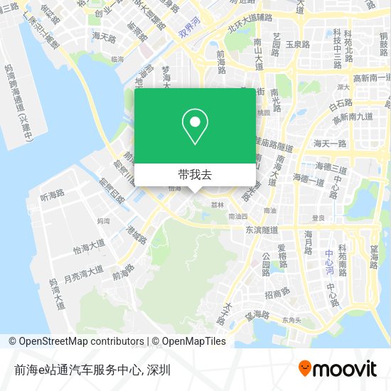 前海e站通汽车服务中心地图
