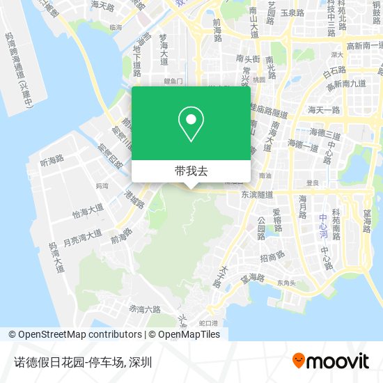 诺德假日花园-停车场地图