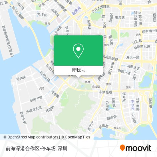 前海深港合作区-停车场地图