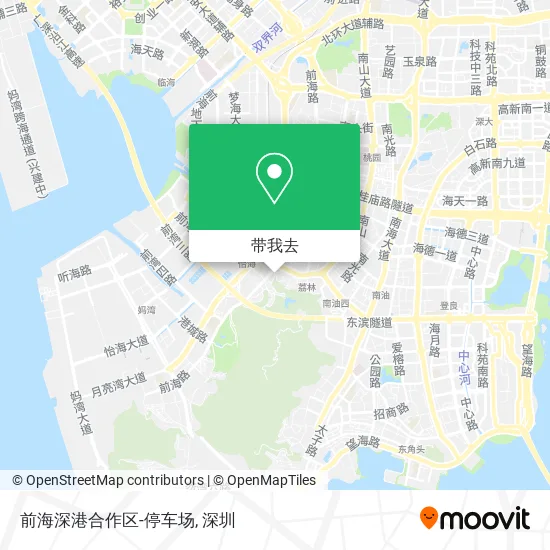 前海深港合作区-停车场地图