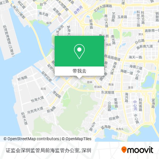 证监会深圳监管局前海监管办公室地图