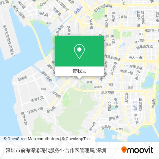 深圳市前海深港现代服务业合作区管理局地图