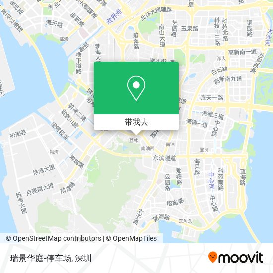瑞景华庭-停车场地图