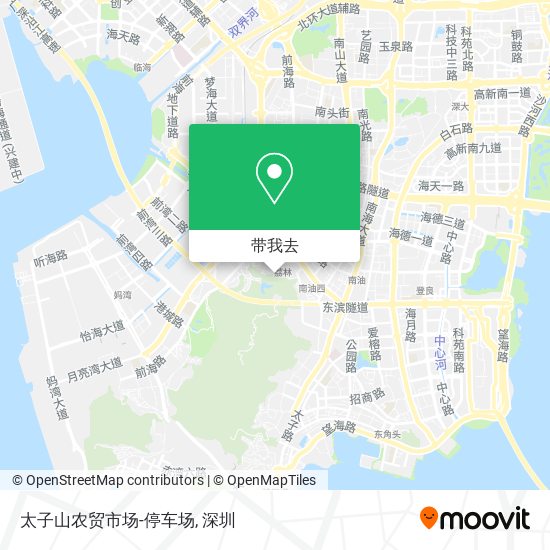 太子山农贸市场-停车场地图
