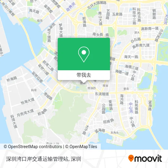 深圳湾口岸交通运输管理站地图