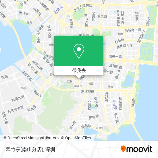 翠竹亭(南山分店)地图