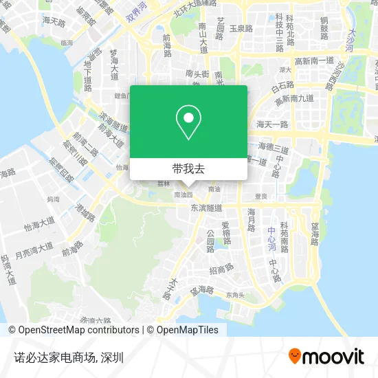 诺必达家电商场地图