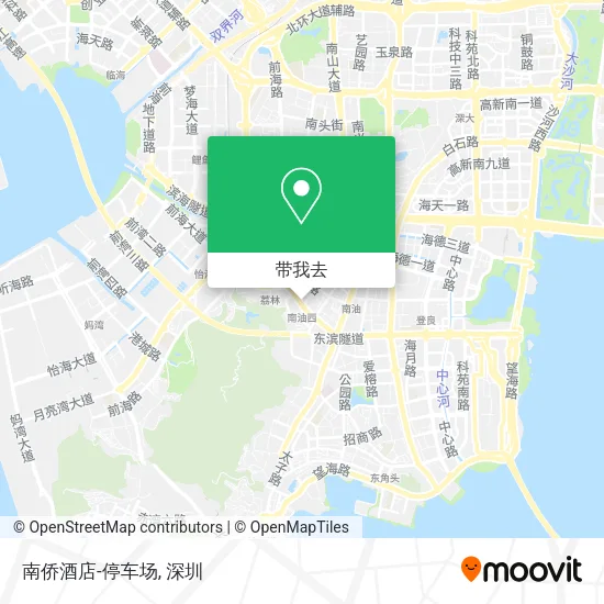 南侨酒店-停车场地图