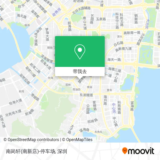 南岗轩(南新店)-停车场地图