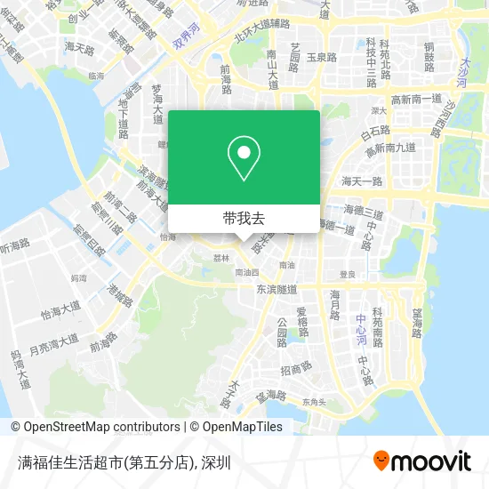 满福佳生活超市(第五分店)地图