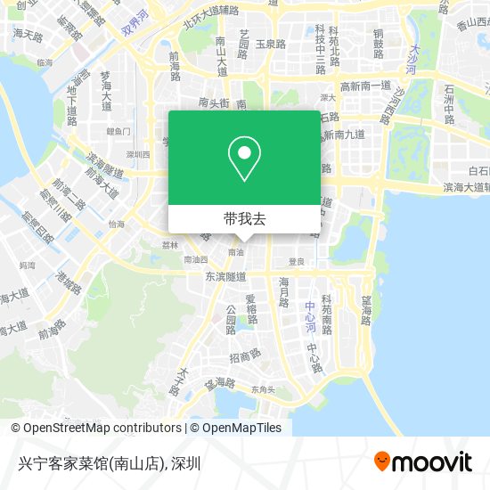 兴宁客家菜馆(南山店)地图