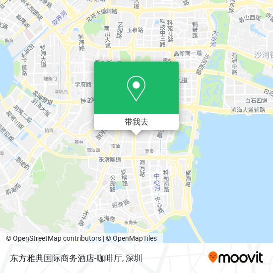 东方雅典国际商务酒店-咖啡厅地图