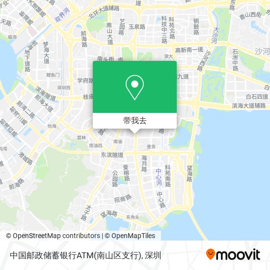 中国邮政储蓄银行ATM(南山区支行)地图