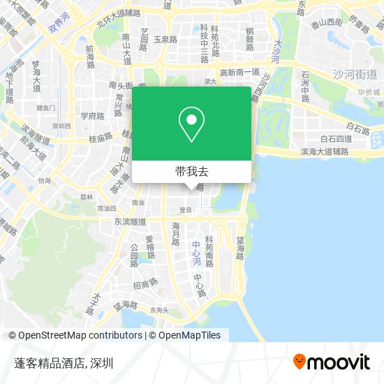 蓬客精品酒店地图