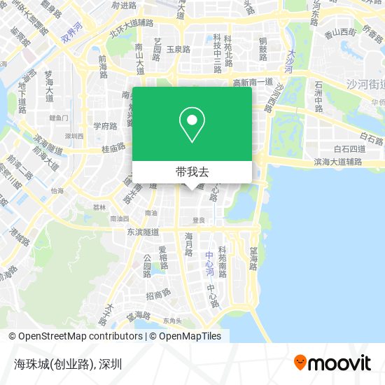海珠城(创业路)地图