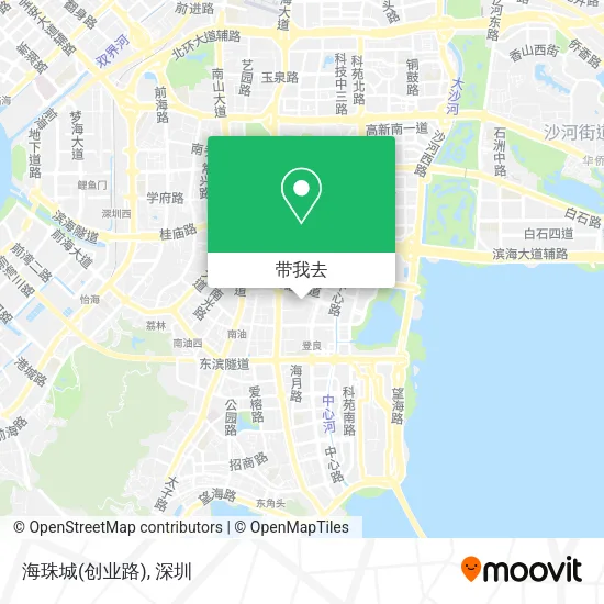 海珠城(创业路)地图
