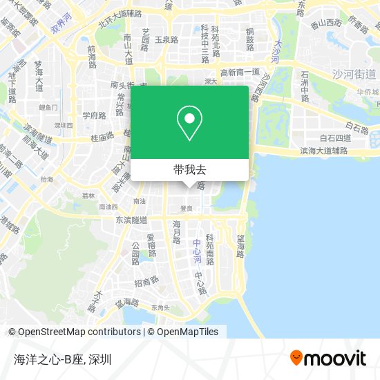 海洋之心-B座地图